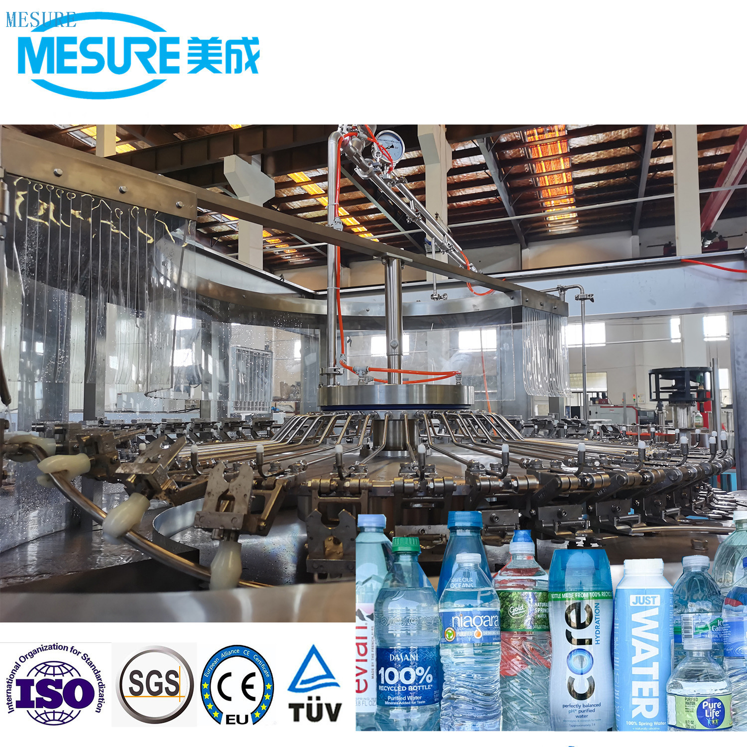 Machine à remplissage d'eau potable 