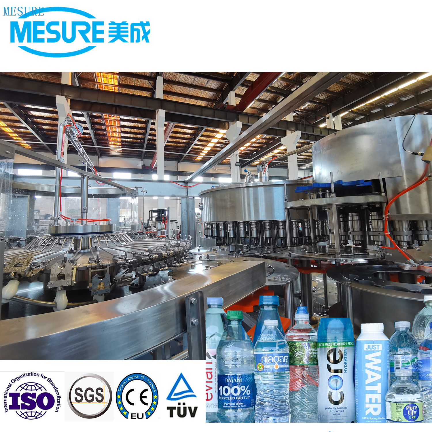 Machine à remplissage d'eau potable 