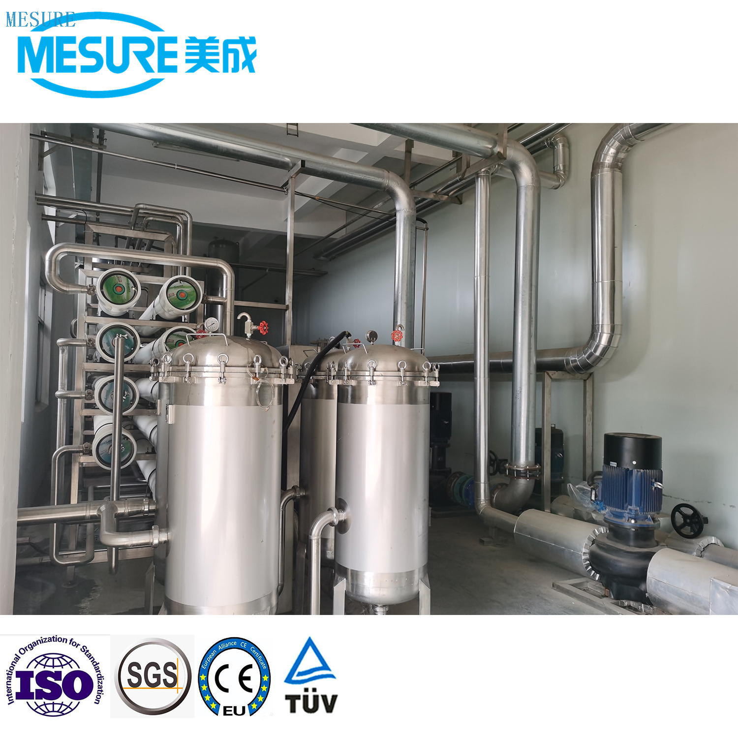 Plante du système de purificateur d'eau d'osmose inverse à haute efficacité