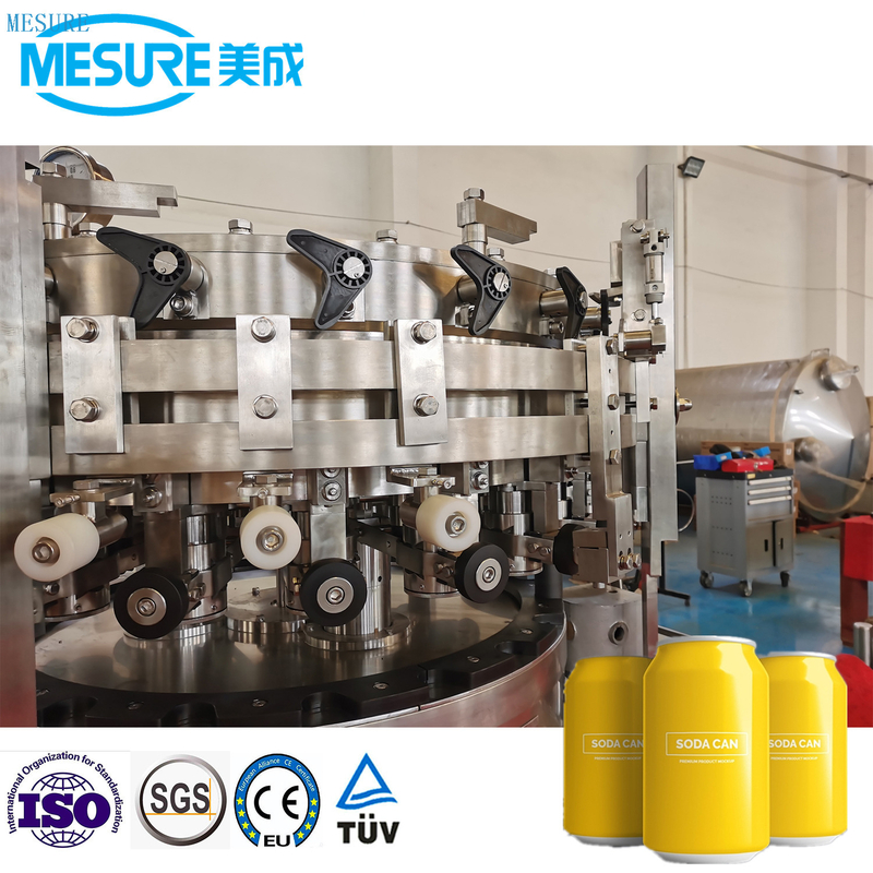 Compactage compact Carbonaté de la ligne de remplissage pour les petites entreprises, configuration réglable