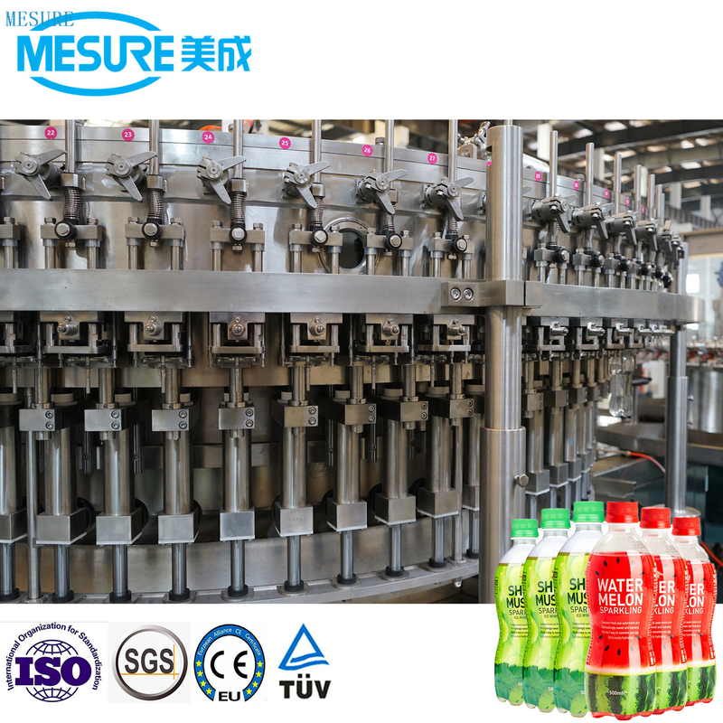 Machine de remplissage d'eau étincelante de la bouteille de bouteille de compagnie de 1500 mètres 