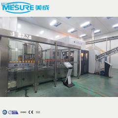 Remplissage de bouteille pour animaux de compagnie à grande vitesse pour jus | Machine combinée à capuche, ligne personnalisée à 99,5% d'efficacité