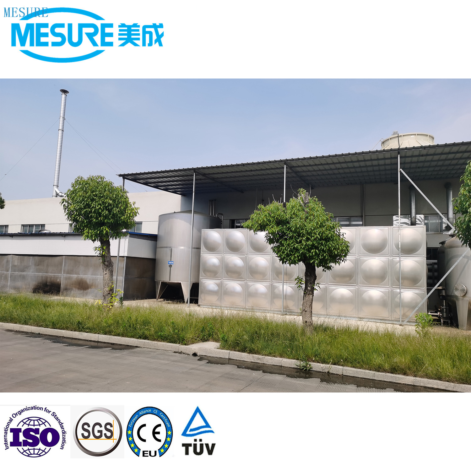 Plante du système de purificateur d'eau d'osmose inverse à haute efficacité