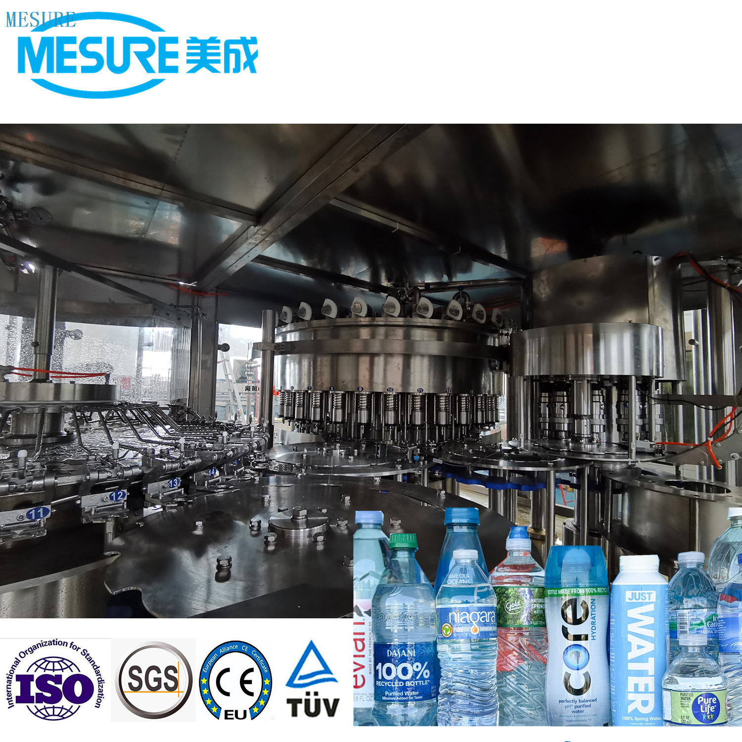 Machine à remplissage d'eau potable 